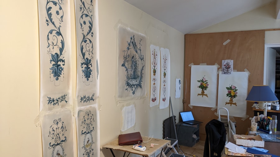 Cours d'initiation au décor d'ornementation à Saint-Maur