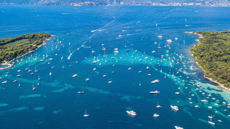 La journée en direction des îles de Lérins