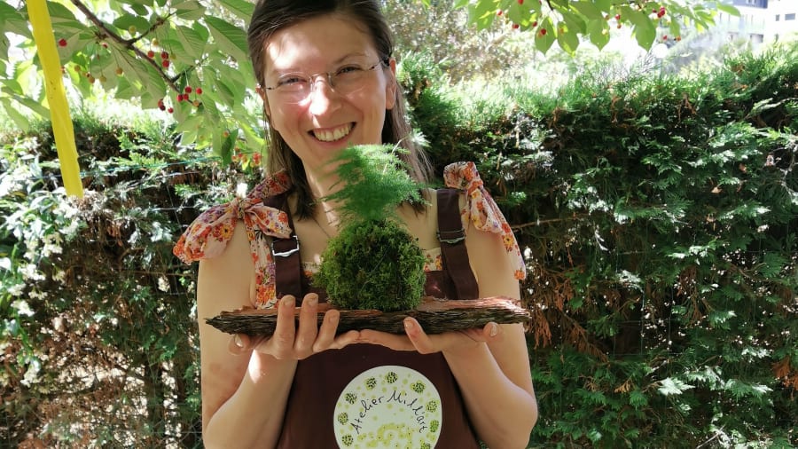 Atelier de réalisation d'un kokedama à Toulouse