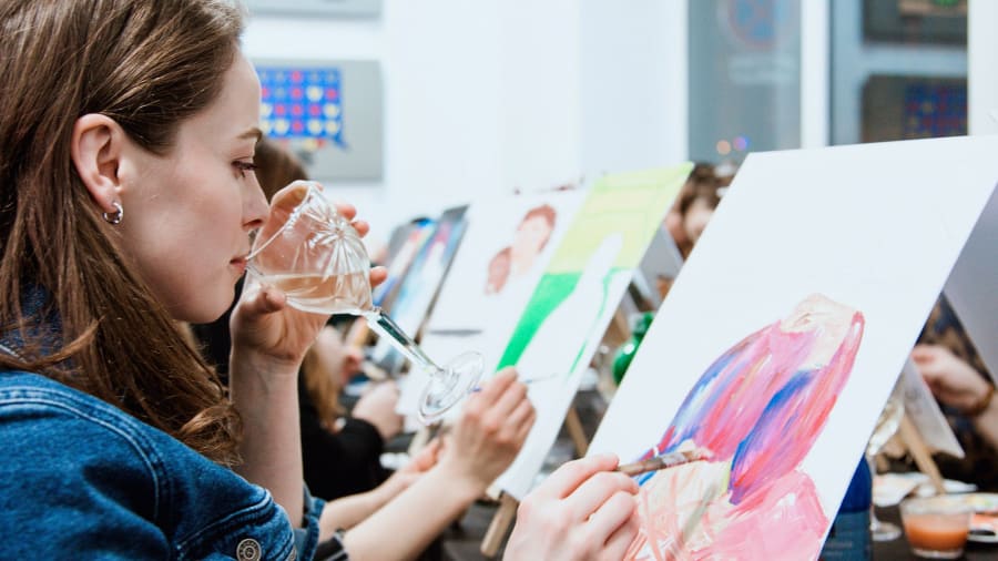 Un afterwork Drink & Paint à 39€