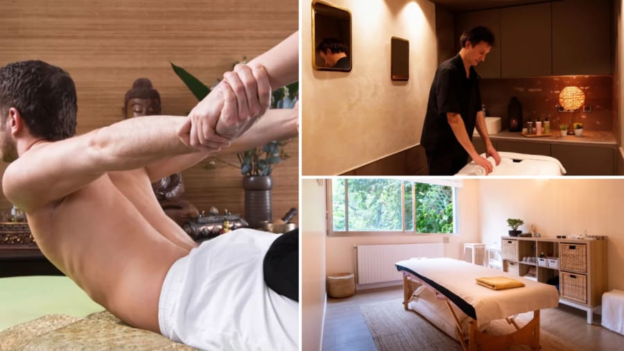 Une séance de massage apaisante