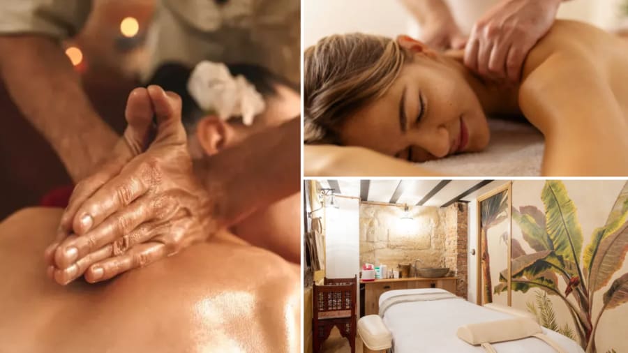 Une séance de massage apaisante