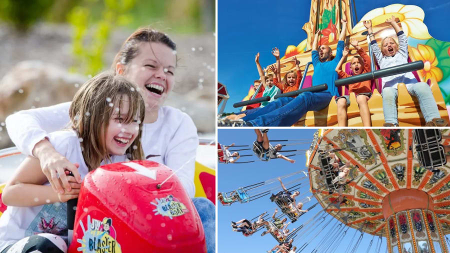 Un billet pour un parc d'attractions spectaculaire