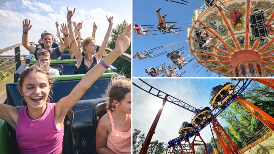 Une journée dans un parc d’attraction