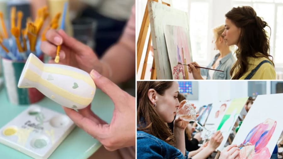 Un atelier peinture original
