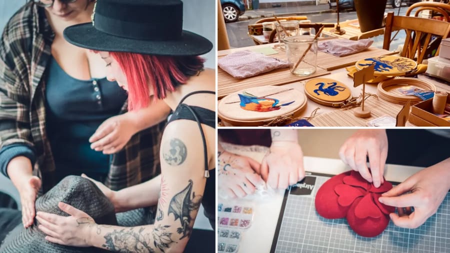 Un atelier autour du tissu