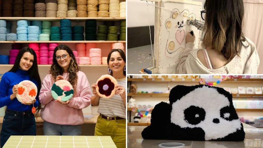 Un atelier tufting créatif