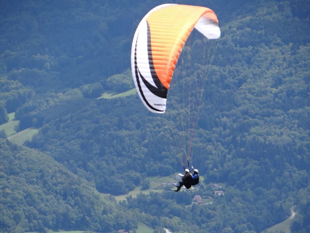vol en parapente en tandem