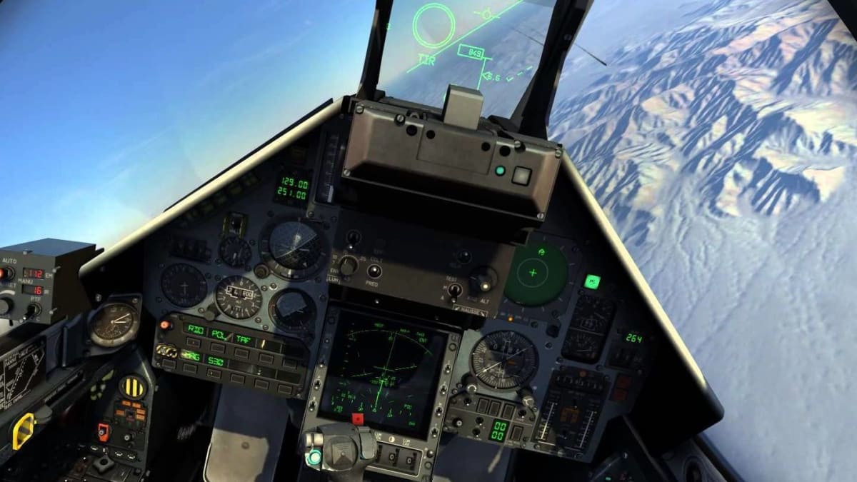 simulateur d'avion de combat