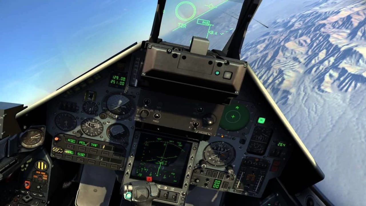 simulateur d'avion de combat