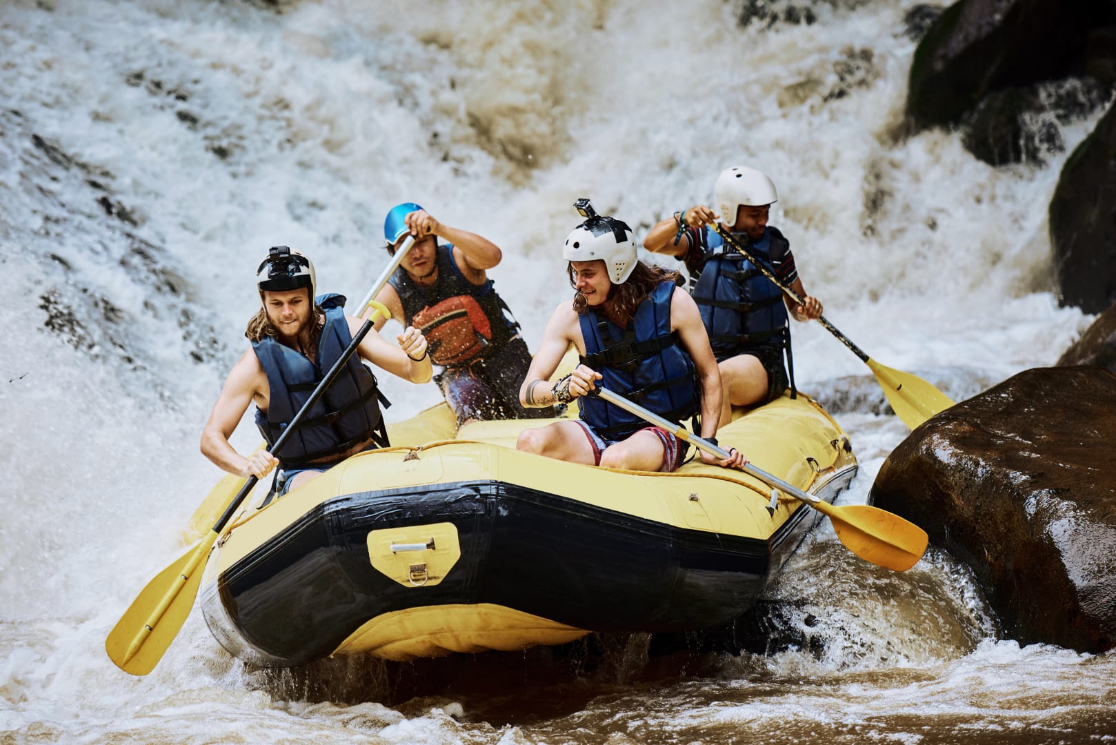 Rafting temps