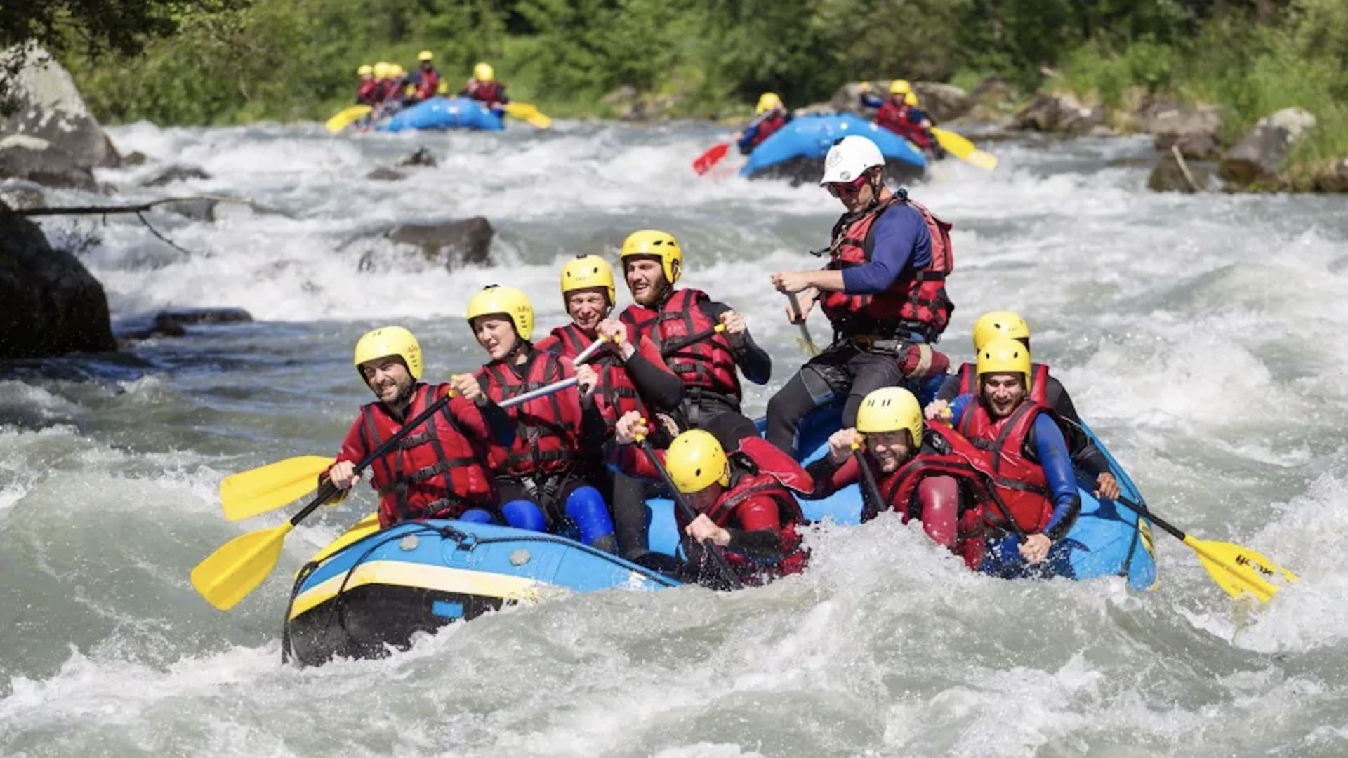 Embarcations rafting