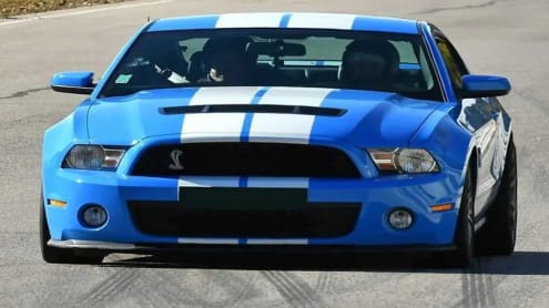 ford mustang bleue