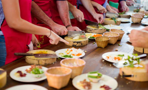 différents cours de cuisine