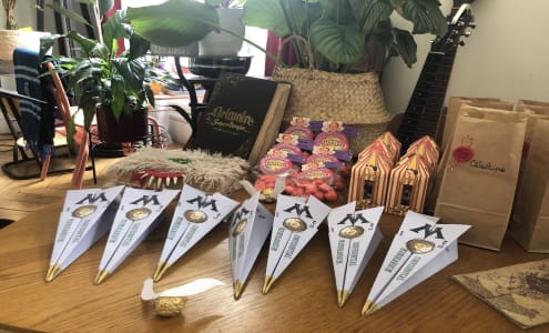éléments de décoration pour un anniversaire Harry Potter