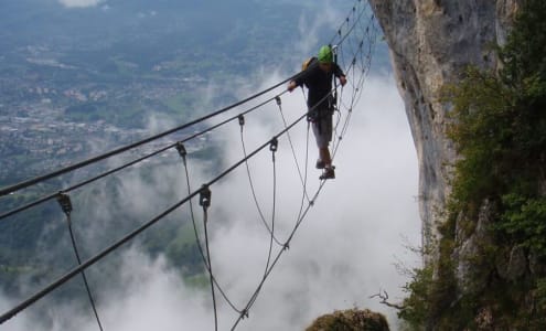Via Ferrata, mauvais temps