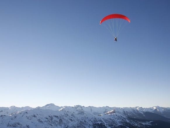 vol en parapente a la montagne
