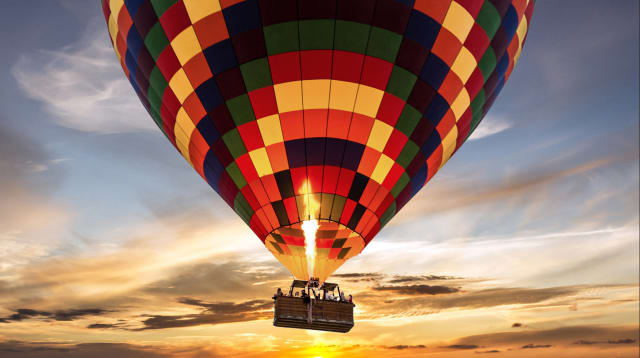 vol en montgolfiere