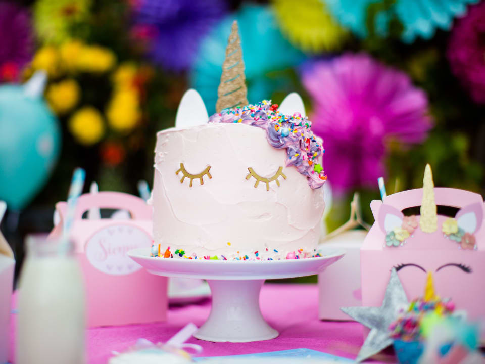 gateau d'anniversaire licorne