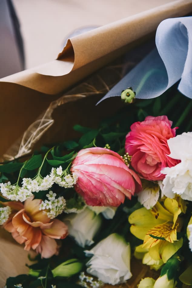 A close-up image of various flowers representing the funeral comparison options of the website Funeralocity