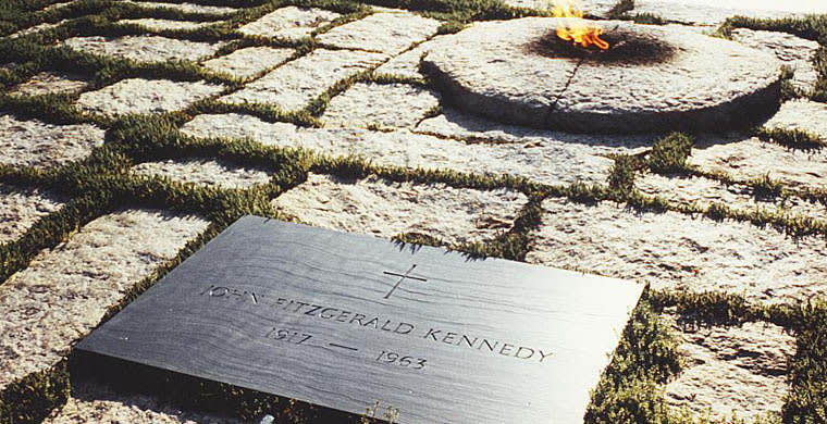 John F. Kennedy’s gravesit