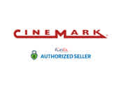 Cinemark logo with "Authorized Seller" text and a small green icon below.