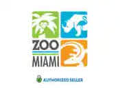 Logo of Zoo Miami with a tree, dinosaur, and eagle in colorful squares. "AUTHORIZED SELLER" below.