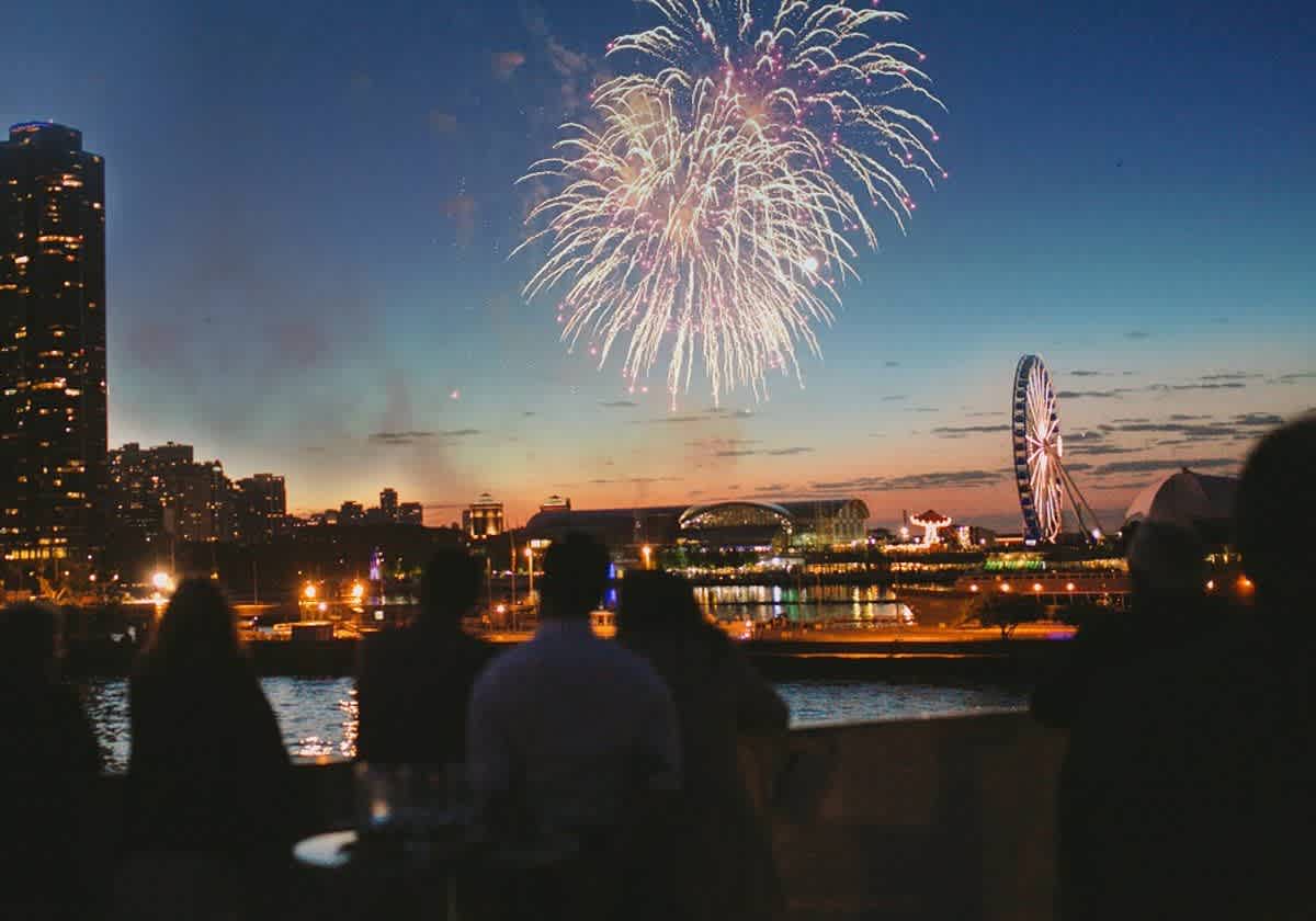 Fireworks Premier Dinner Cruise on Lake Michigan