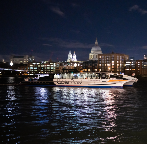 Uber Boat Single Journey + Old Royal Naval College Home of the Painted Hall