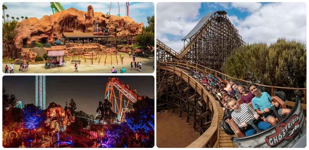 Knott's Berry Farm amusement park in Buena Park, California