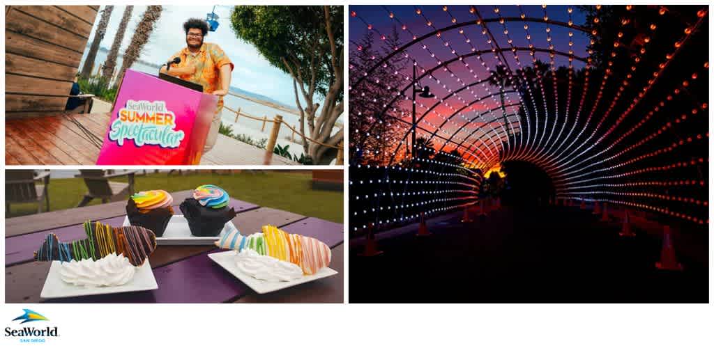 Guests celebrating Pride Weekend at SeaWorld San Diego