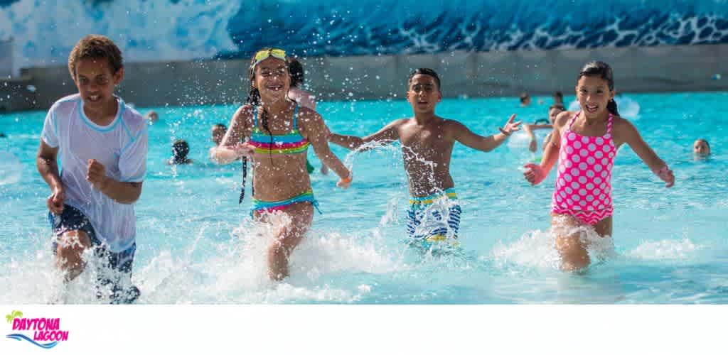 Children playing in the pool at Daytona Lagoon