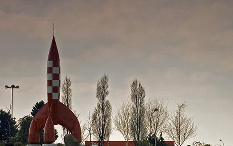 kuifje raket bij Chabeuil