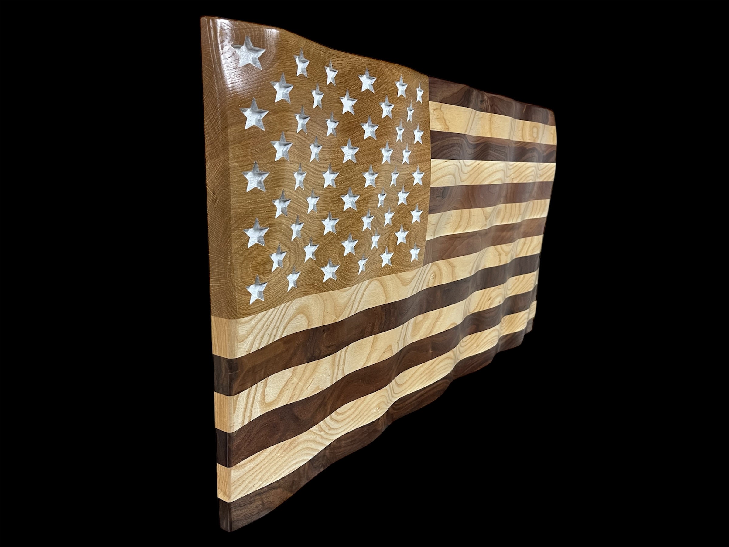 Wavy American Flag - Image 3