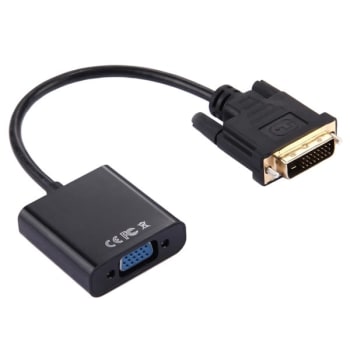 DVI-I til VGA for VDR  20 cm