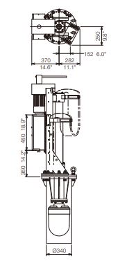 Hull Unit FSV-8442-T Med Sensor