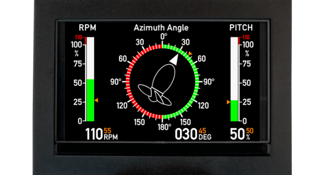 Wind indicator XDi 144 N for Deif wind sensor