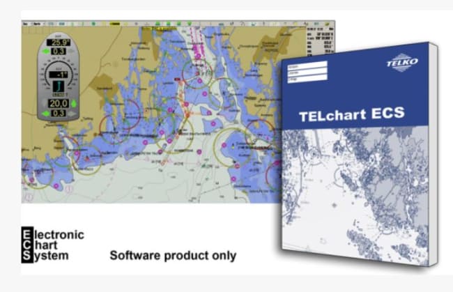 TELChart  programvare ekskl. NMEA