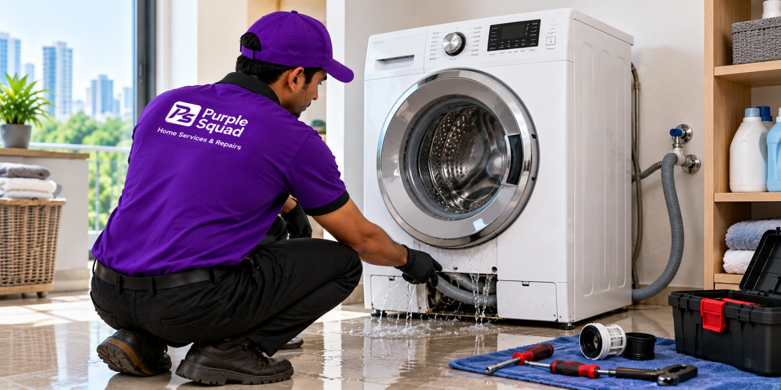 Washing Machine  Water Leakage: Causes, Quick checkes and Repair solutions