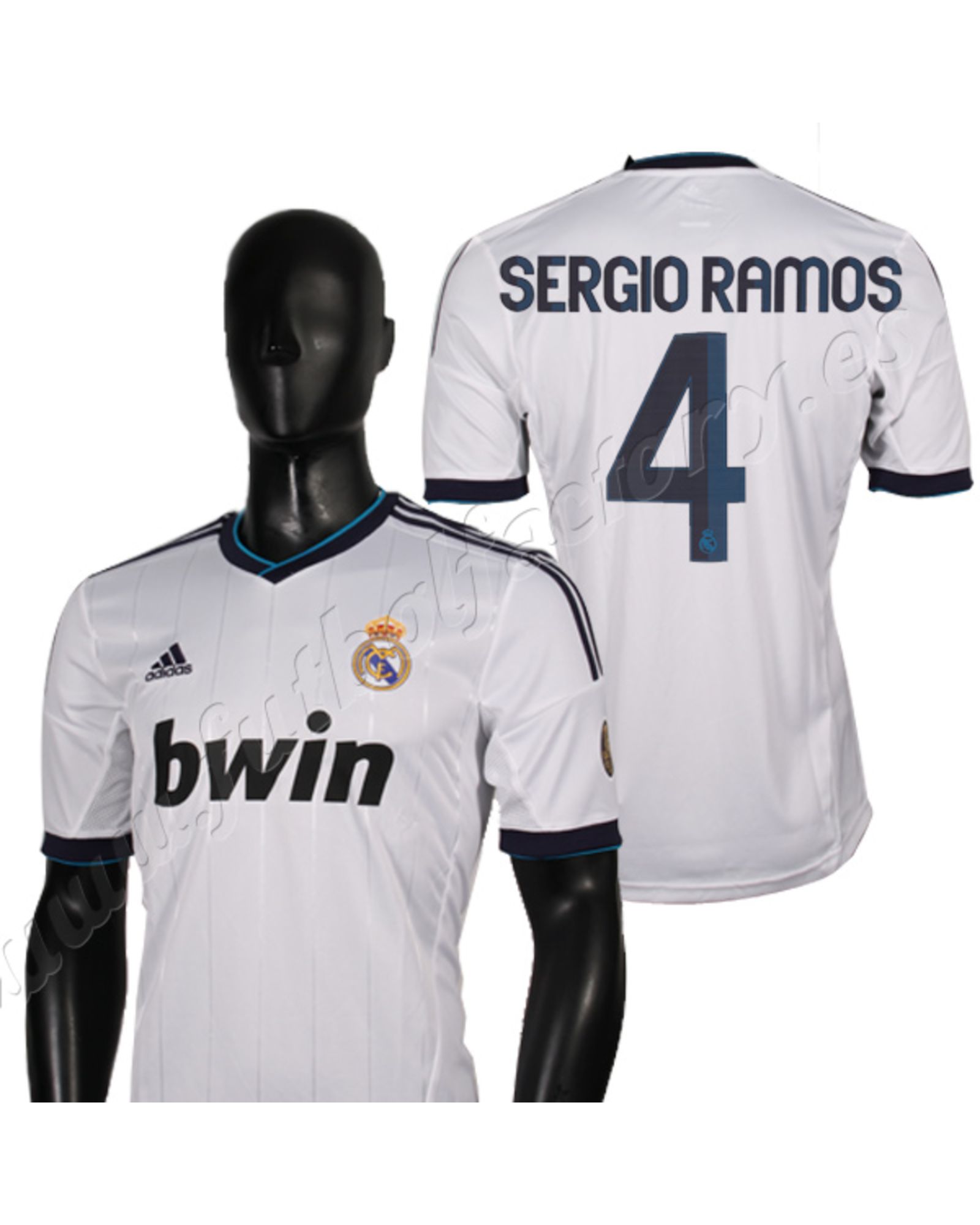 Camiseta Real Madrid Sergio Ramos 1ª 2012/2013 - Fútbol Factory