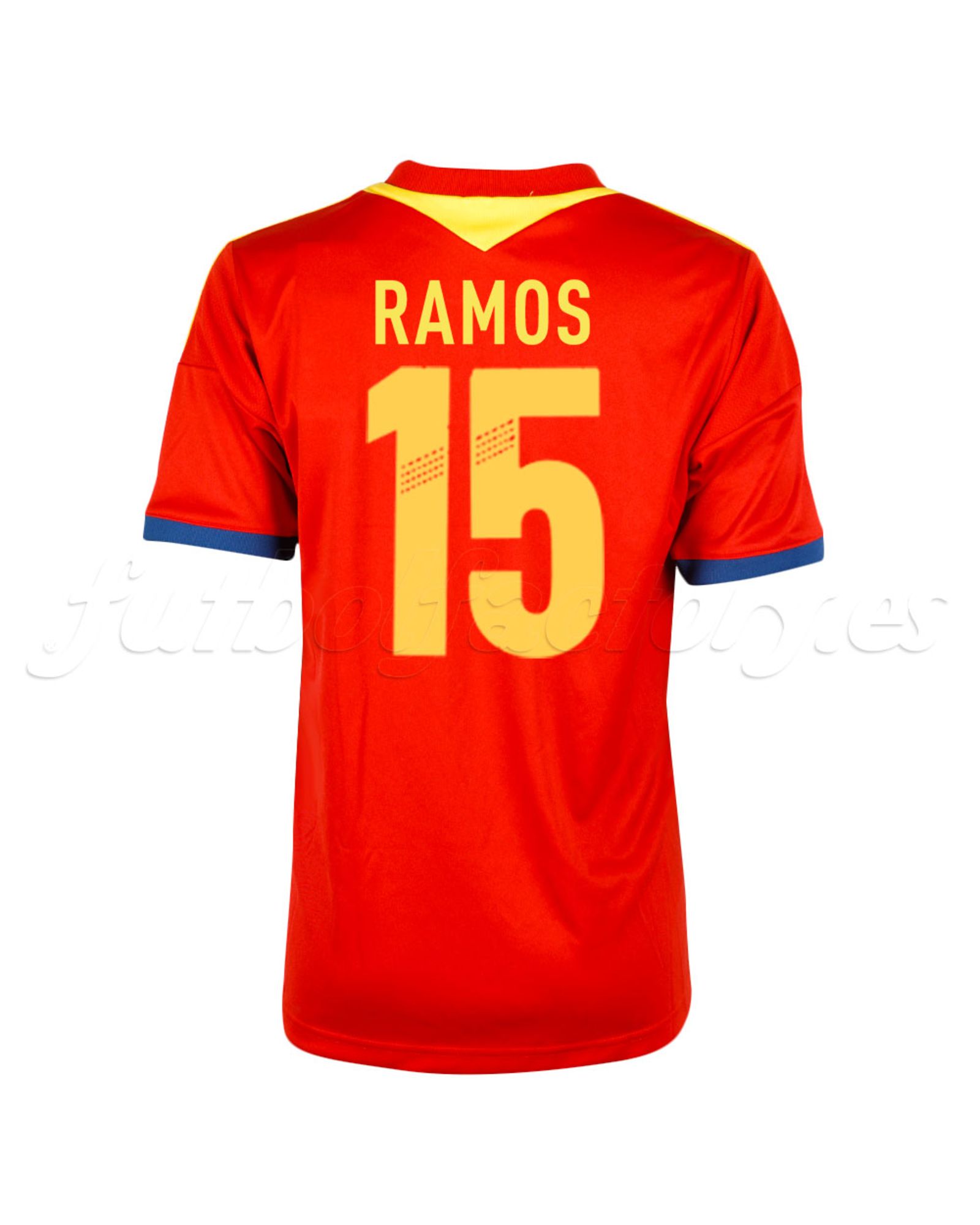 Camiseta España Ramos 1ª Copa Confederaciones 2013 Niño - Fútbol Factory