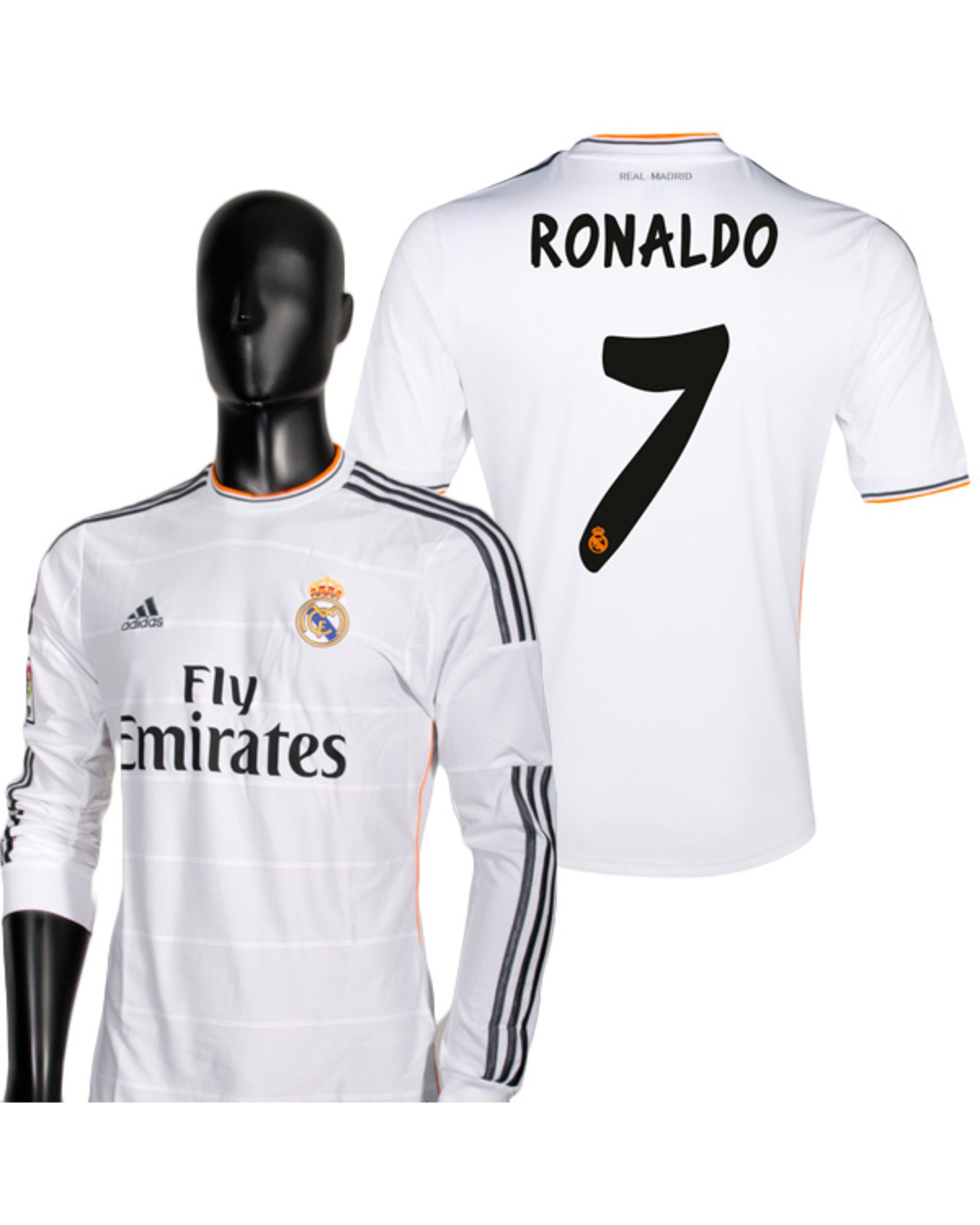 Camiseta Real Madrid Ronaldo 1ª 2013/2014 manga larga - Fútbol Factory