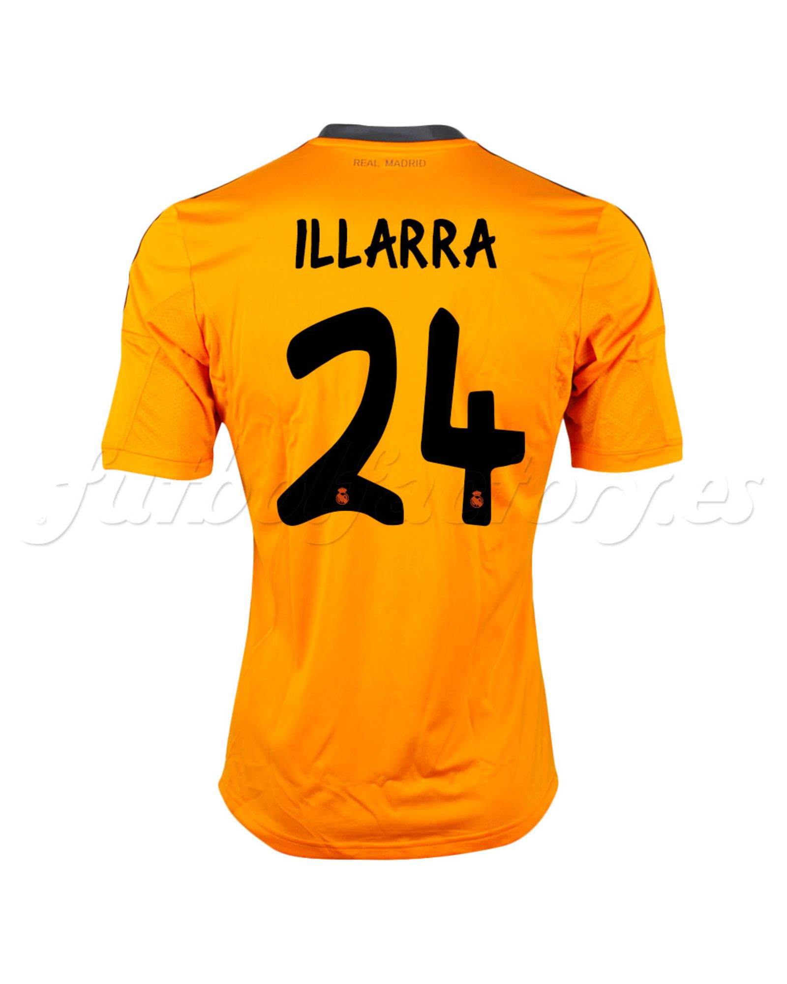 Camiseta Real Madrid Illarra 3ª 2013/2014 Naranja - Fútbol Factory