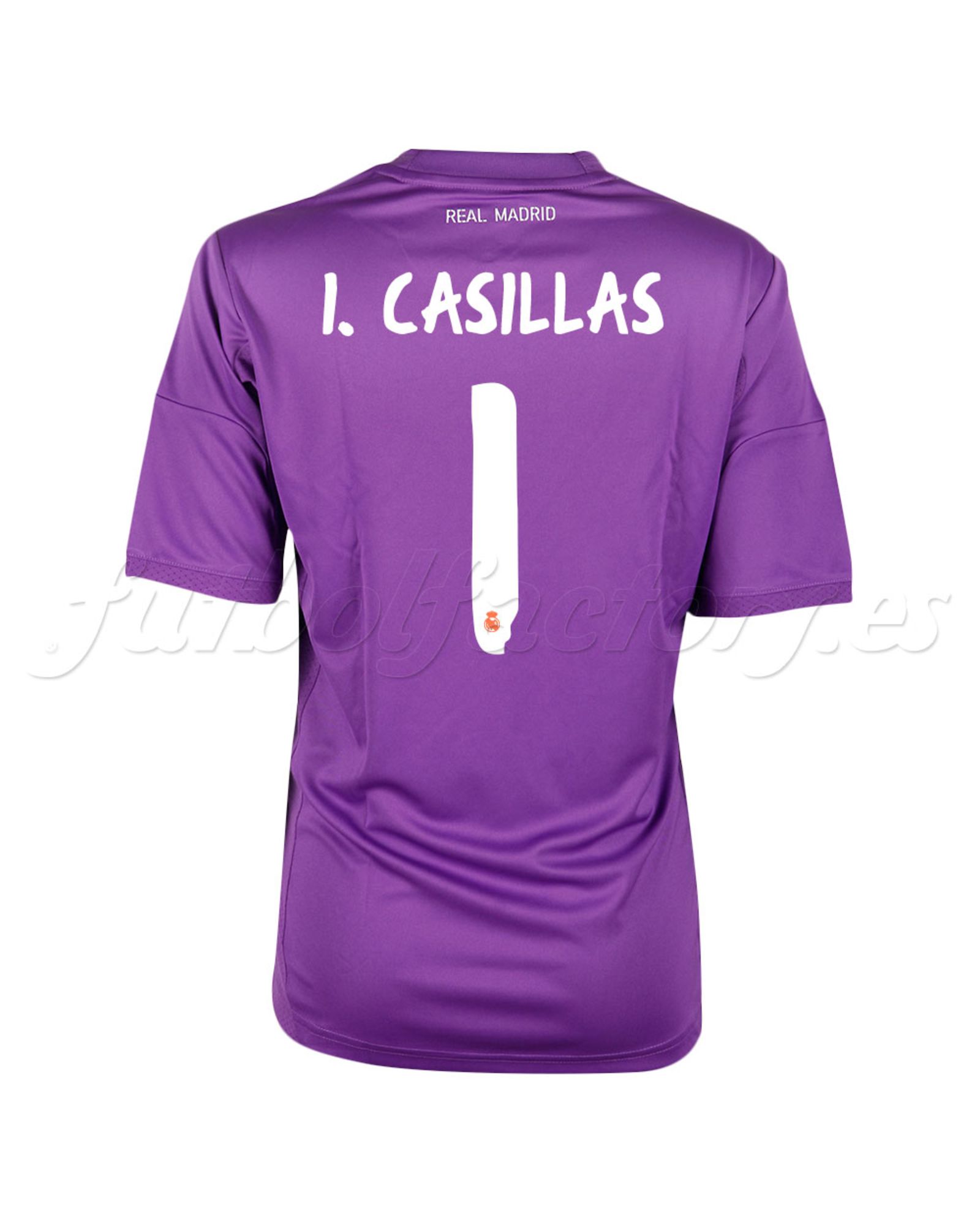 Camiseta Real Madrid  Casillas 2013/2014 Morado - Fútbol Factory