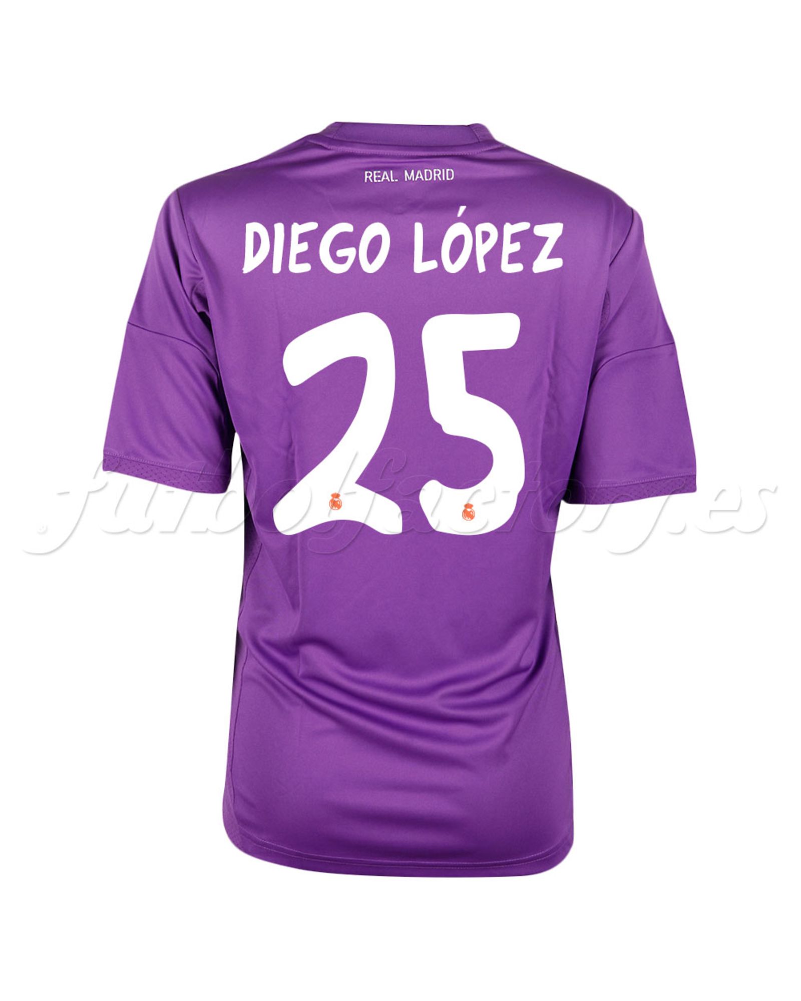 Camiseta Real Madrid Diego López 2013/2014 Morado - Fútbol Factory