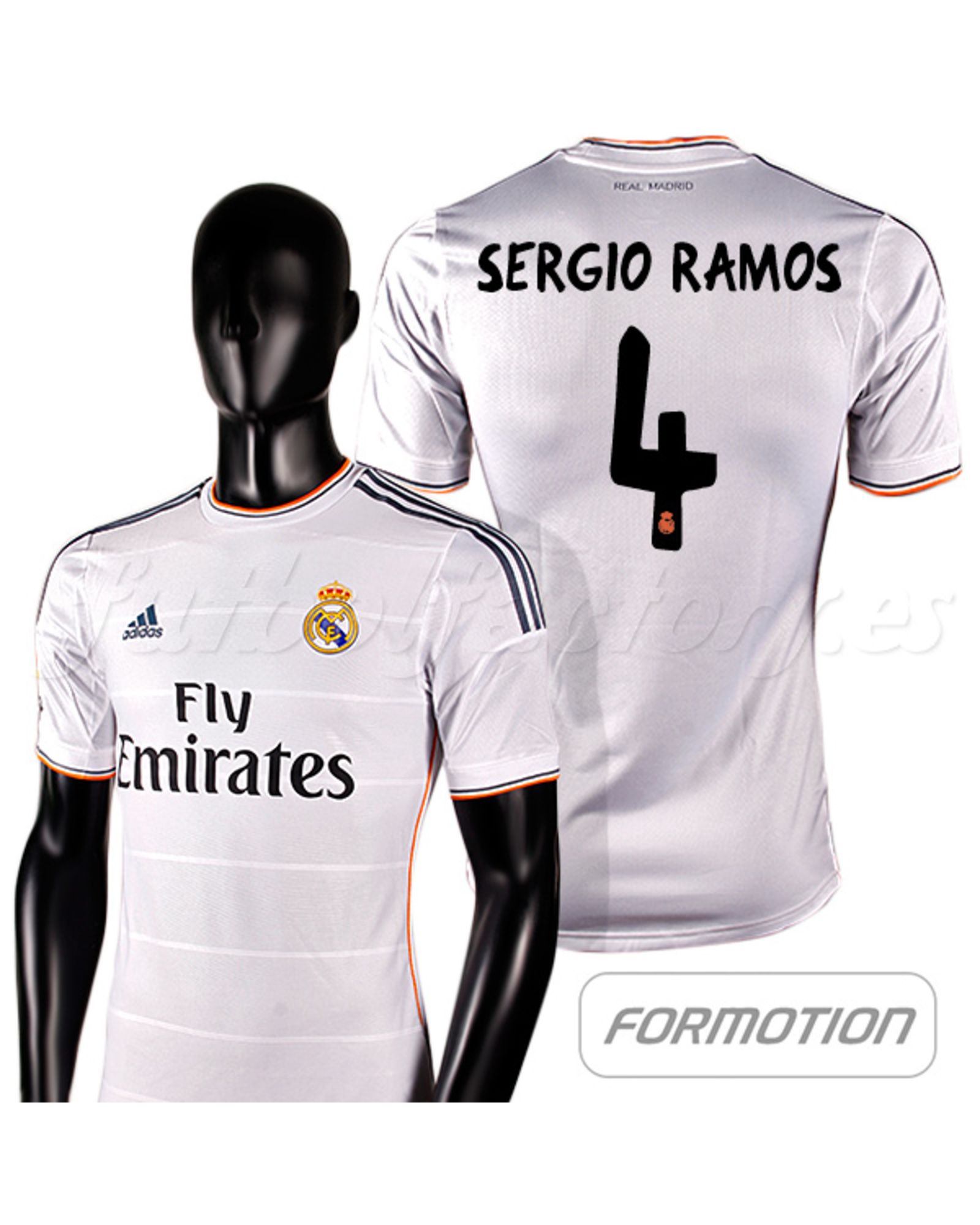 Camiseta Real Madrid 1ª Player Version Sergio Ramos 2013/2014 - Fútbol Factory