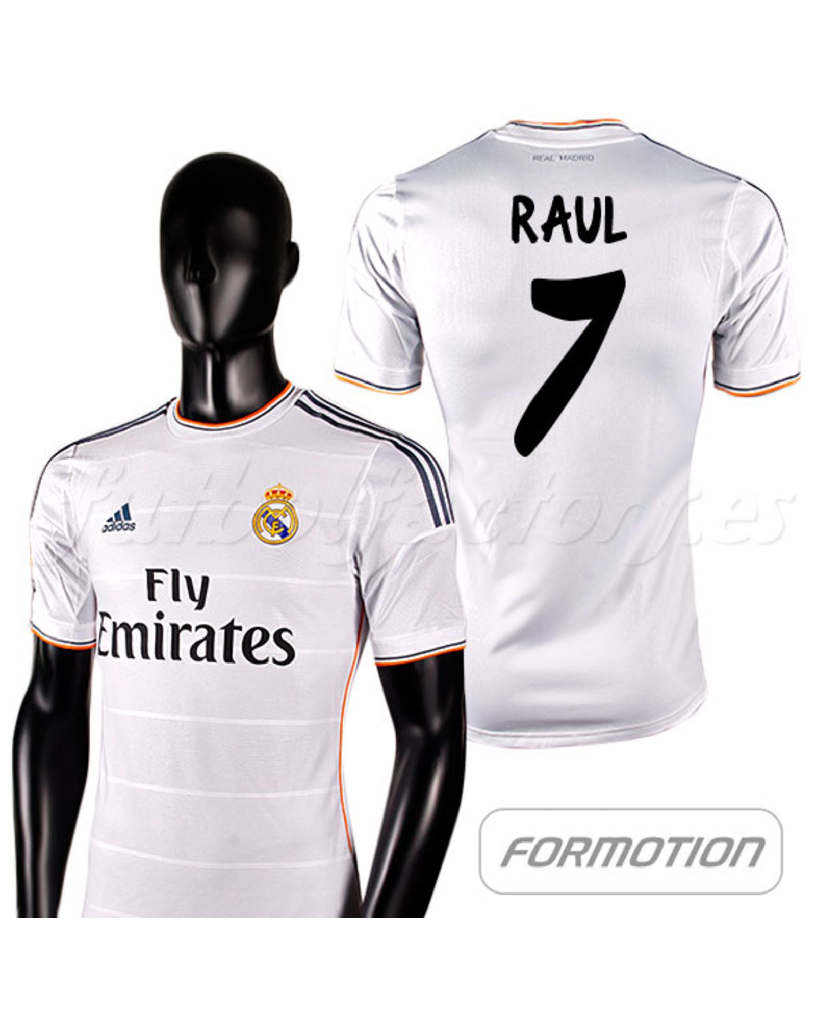 Camiseta Real Madrid 1ª Player Version Raúl 2013/2014 - Fútbol Factory