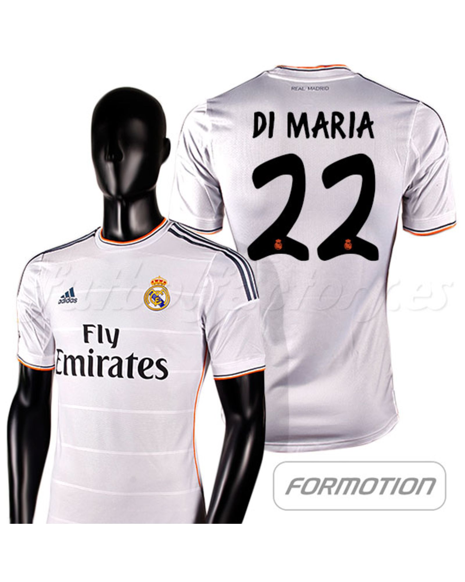 Camiseta Real Madrid 1ª Player Version Di Maria 2013/2014 - Fútbol Factory