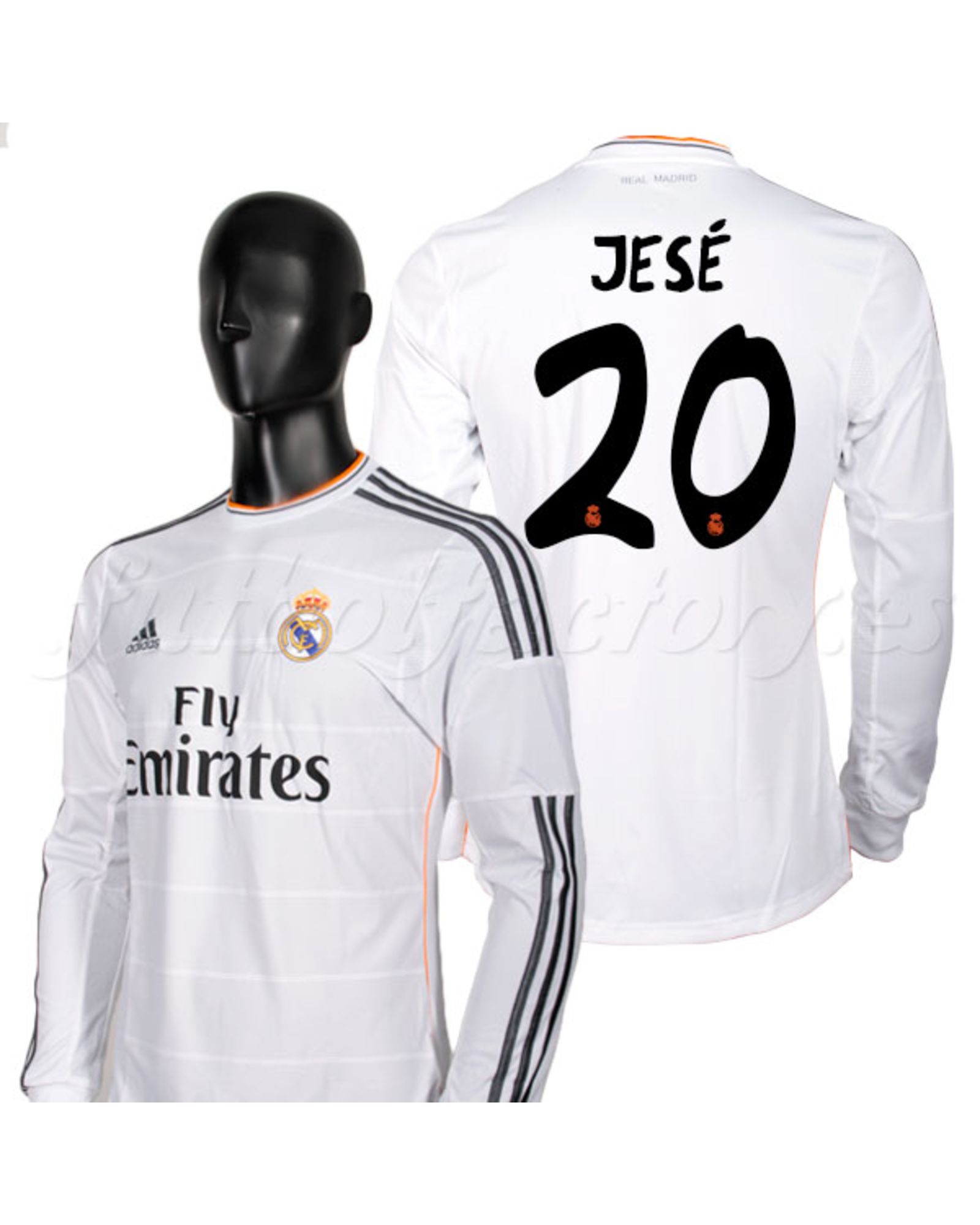 Camiseta Real Madrid Jesé  1ª 2013/2014  manga larga - Fútbol Factory