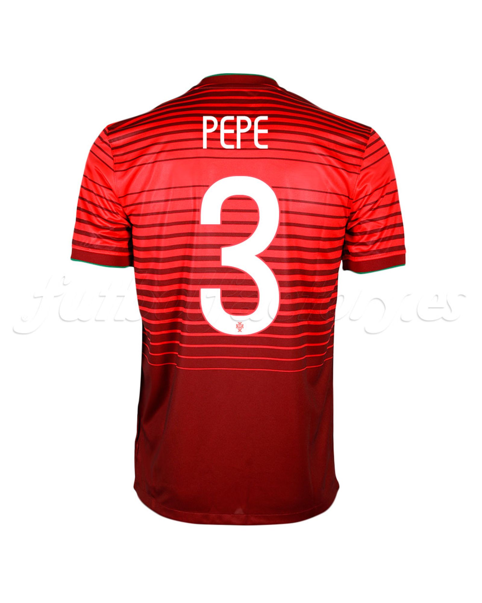 Camiseta Portugal 1ª Pepe 2014 - Fútbol Factory